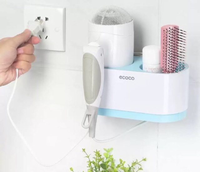 (Ecoco SIÊU RẺ) Giá cài máy sấy, lược, đồ dùng cá nhân Ecoco mã 1811