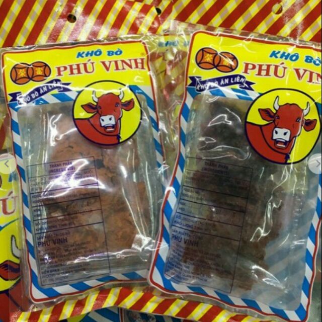 Khô bò Phú Vinh (170g)