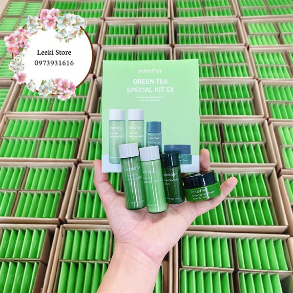 Bộ Dưỡng Da 4 Món Innisfree Green Tea Special Kit EX