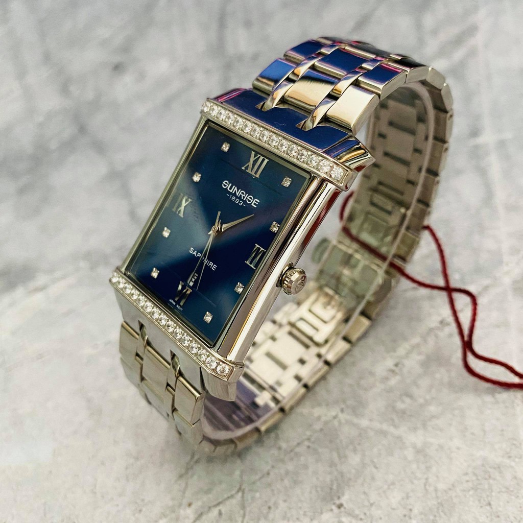 Đồng hồ Sunrise nam chính hãng Nhật bản M1238AA.D.X - kính saphire chống trầy - chốn