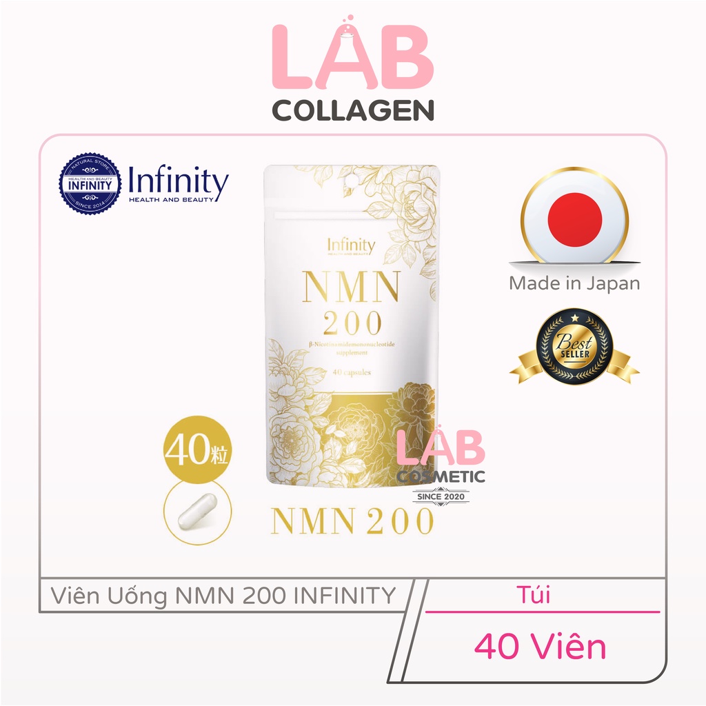 Viên Uống NMN 200 INFINITY Nhật Bản Chống Lão Hóa