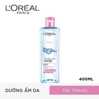Nước tẩy trang L'Oreal Paris 3-in-1 Micellar Water 400ml