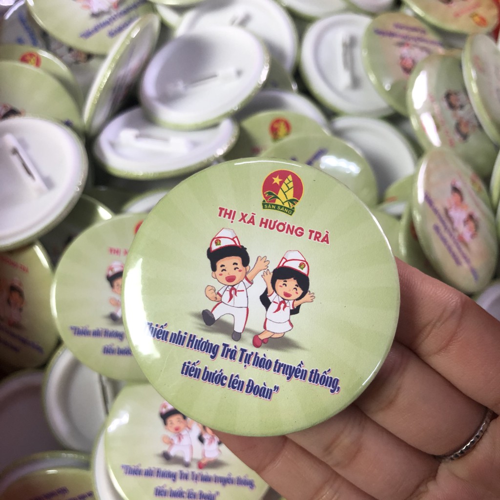 Huy hiệu cài áo - Thiết kế và in ảnh theo yêu cầu