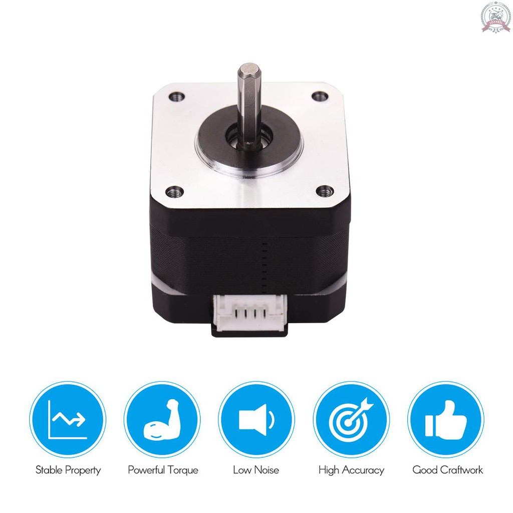 Động Cơ Bước 42-34 1.8 Độ 0.4n.m 0.8a Cho Máy In 3d Creality Cr-10 Cr-10S Ender 3