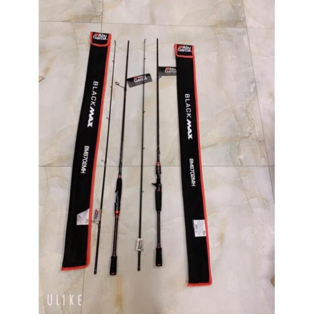 CẦN CÂU CÁ CẦN LURE Abu Black Max 702 MH ( TẶNG NGAY CƯỚC 300M ION TẢNG HÌNH ) CẦN CÂU LURE ĐỨNG VÀ NGANG CHÍNH HÃNG