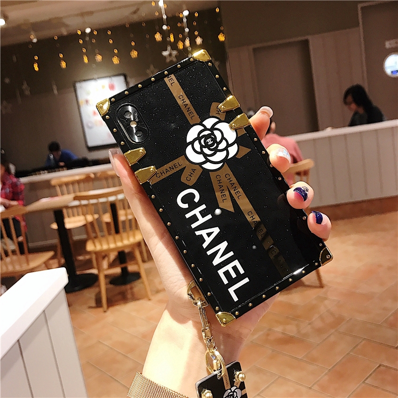 Ốp Điện Thoại Hình Vuông Họa Tiết Hoa Trà Sang Trọng Cho iphone 11 12 13 14 15 pro max xs max xr 7plus 8plus