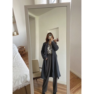 Áo trench coat dài mềm ak-8836