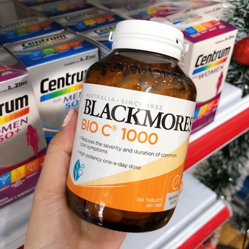 Viên Uống Blackmores Vitamin C Bio C 1000mg Tăng Sức Đề Kháng Trắng Sáng Da Chống Lão Hóa