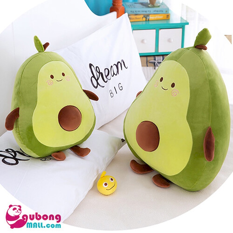 Gấu Bông Trái Bơ Siêu Cute, Thú nhồi bông quả bơ xanh đáng iu, Gấu xinh Zick.vn