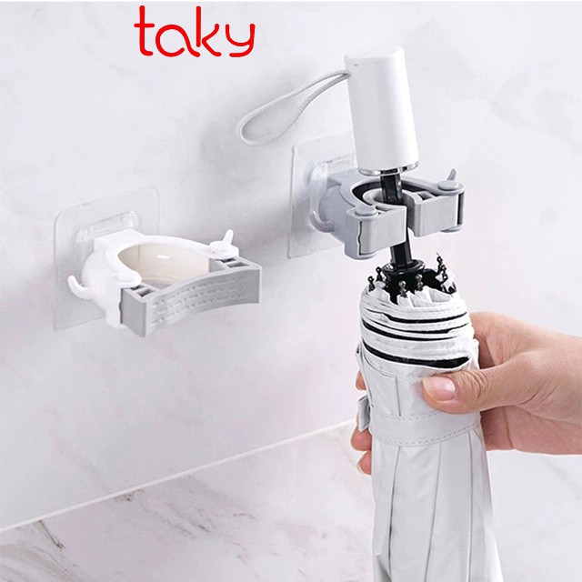 Giá Móc - Taky, Dán Tường Treo Chổi, Cây Lau Nhà, Tiện Dụng, Dễ Lắp Đặt, Không Khoan Đục, Khô Ráo, Sạch Sẽ - 4030