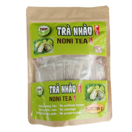 Trà Nhàu Túi Lọc THP Hỗ Trợ Trẻ Hóa Làn Da Túi Zip Giấy 200g