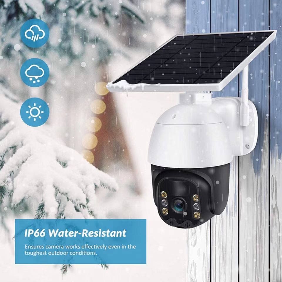 Camera năng lượng mặt trời cao cấp SIM 4G ko cần wifi, chống nước, đàm thoại 2 chiều, xem đêm hình ảnh có màu (BH 12T)
