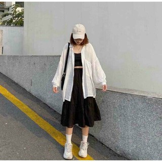 Chân Váy Midi Ba Tầng Liền