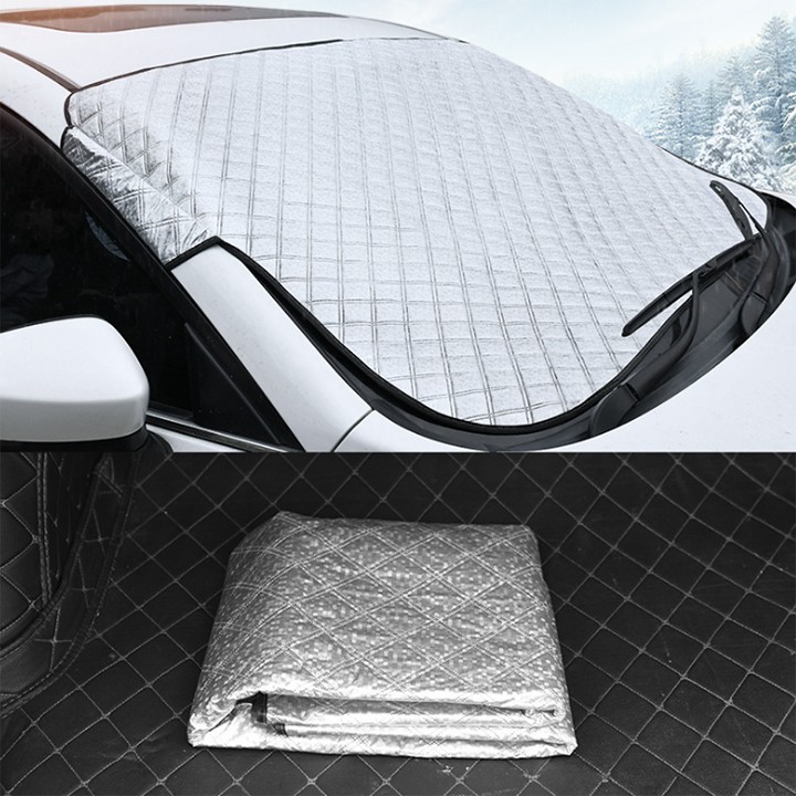 Bạt che nắng kính lái ô tô 5D cao cấp - Cách nhiệt chống nóng hiệu quả - sử dụng dễ dàng