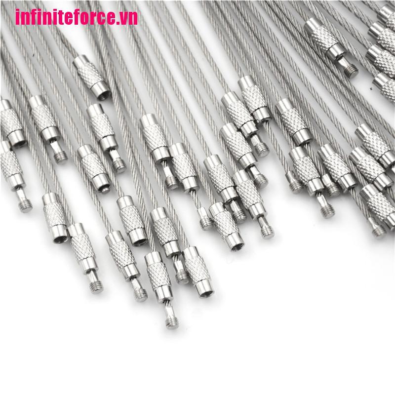 Bộ 10 Móc Khóa Bằng Thép Không Gỉ 10 / 15 Chất Lượng Cao