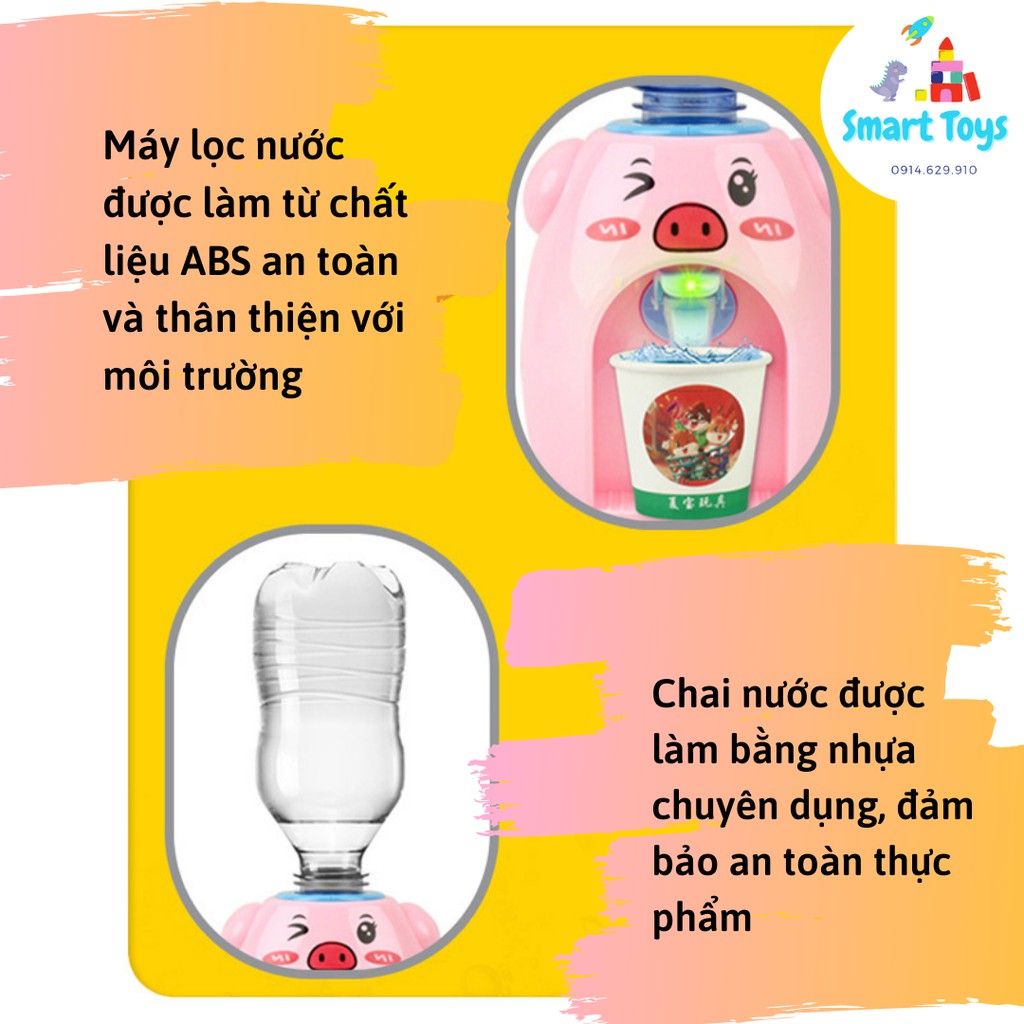 Đồ Chơi Bình Lọc Nước Mini Kèm Cốc Nước – máy lọc nước hình con vật đáng yêu