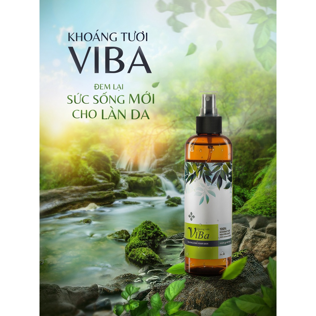 Khoáng tươi Viba 100ml-250ml Se khít lỗ chân lông và cấp ẩm cho làn da Pearl Store 31 | BigBuy360 - bigbuy360.vn
