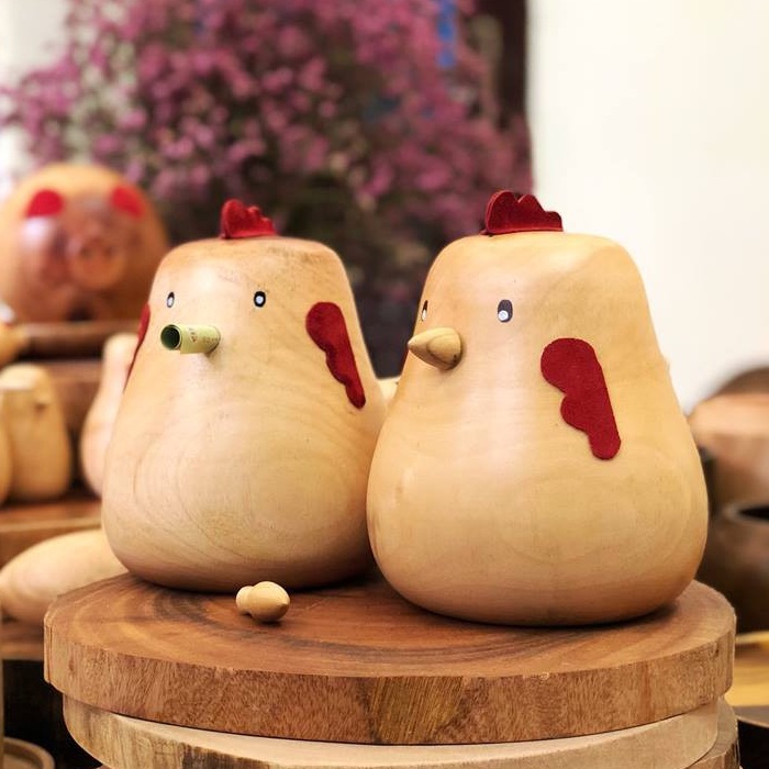 Gà tiết kiệm làm quà tặng, trang trí