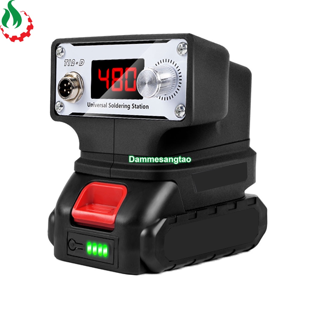 Trạm hàn dùng pin Makita 18V có hiển thị nhiệt độ