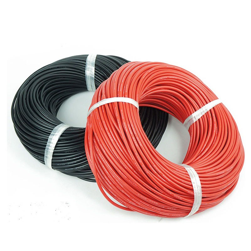 10m Dây Silicon Dẻo Màu Đen 5M 5M AWG 18 20 22 24 26 28 Chất Lượng Cao