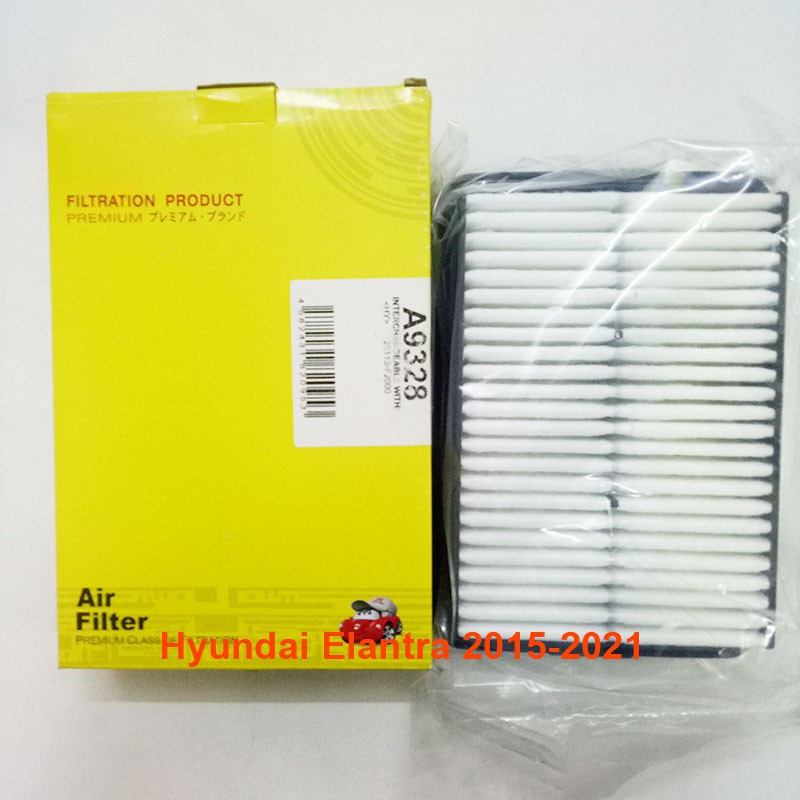 Lọc gió động cơ A9328-3 JS Asakashi dùng cho Hyundai Elantra 2015, 2016, 2017, 2018, 2019, 2020, 2021 28113-F0000