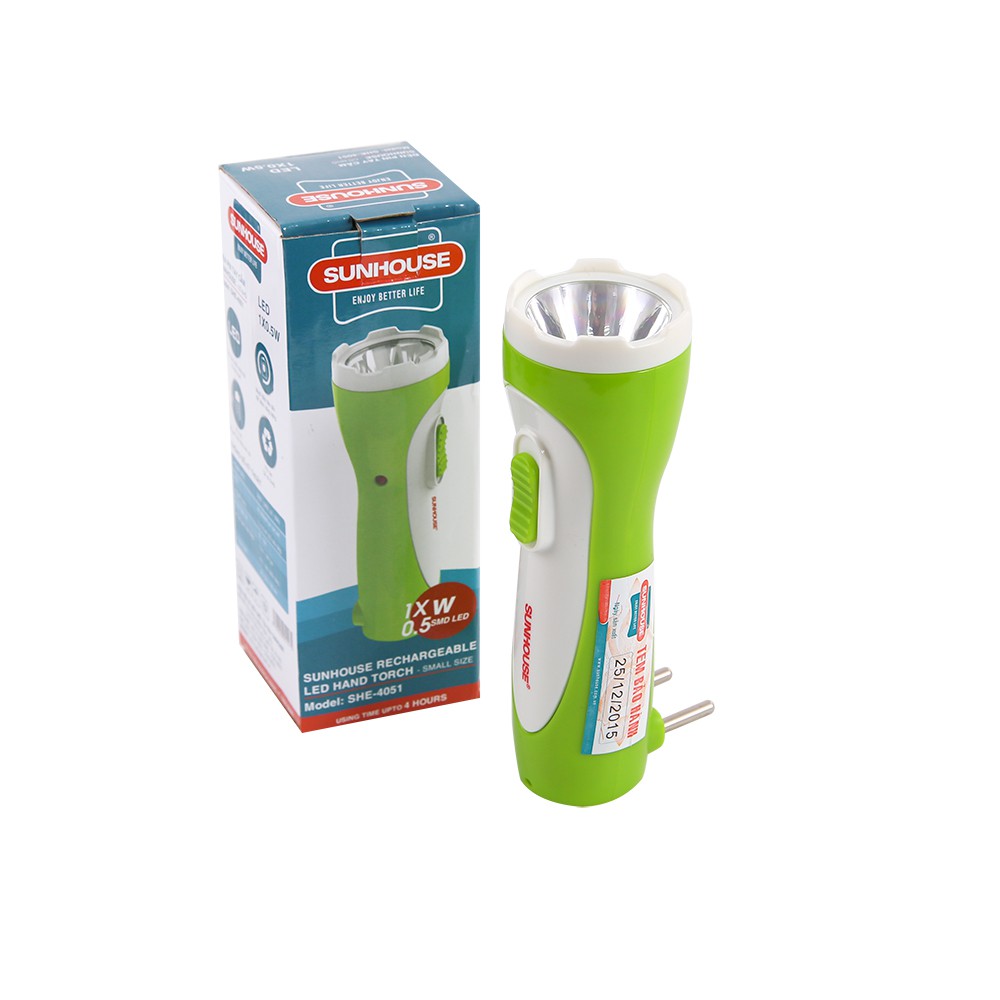 Đèn pin tay cầm SUNHOUSE – cỡ nhỏ SHE-4051