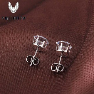 Khuyên tai tròn đính pha lê lấp lánh