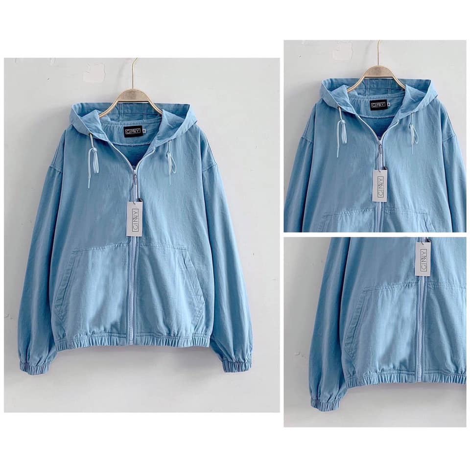 Áo Khoác Kaki Nón | Áo Khoác Nữ Kaki Đẹp | Áo Khoác Kaki Nữ Có Nón | Ginny.brand | BigBuy360 - bigbuy360.vn