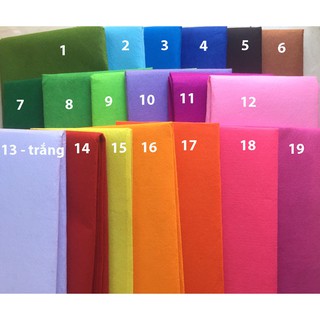 vải nỉ làm hoa – vải nỉ trang trí làm đồ handmade kích thước 85x90cm