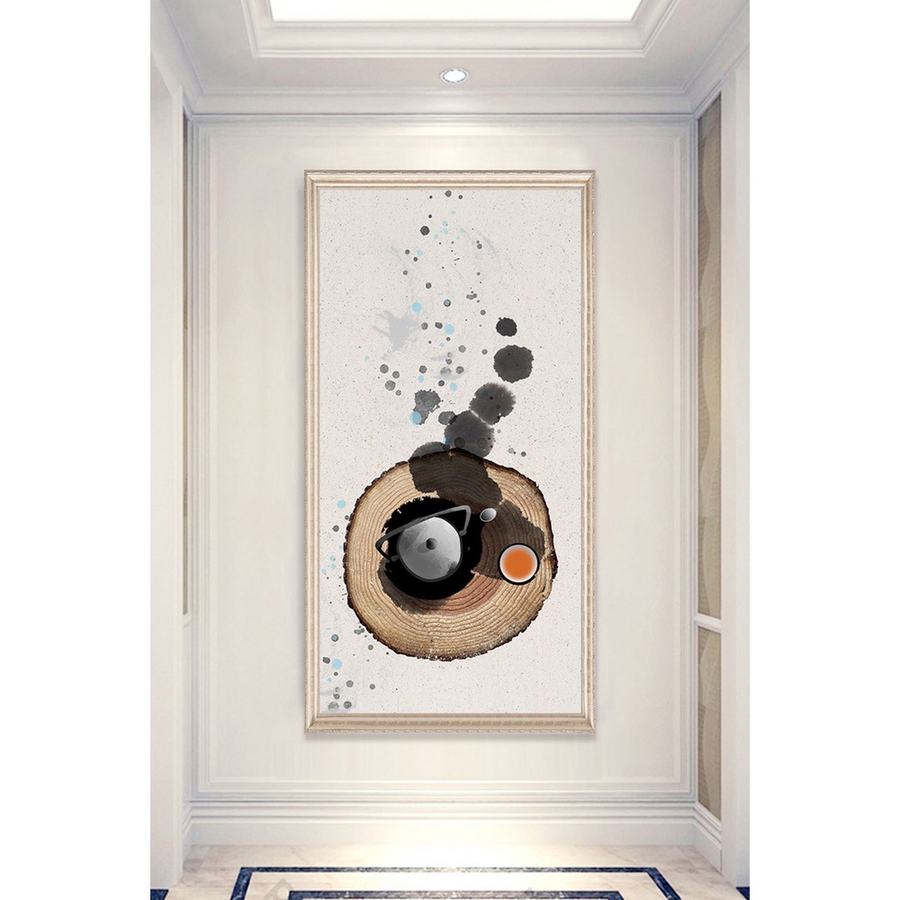 In hình ép gỗ Laminate TRANH HÀNH LANG TRUNG QUỐC - Mẫu 103 (50x75, 60x90, 70x110). In ảnh theo yêu cầu