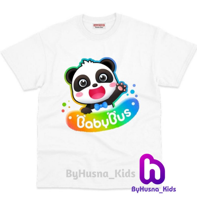 Áo thun cho bé trai và bé gái in hình hoạt hình BABYBUS dễ thương, chất liệu cotton mềm mịn thoáng mát NTShirt 04