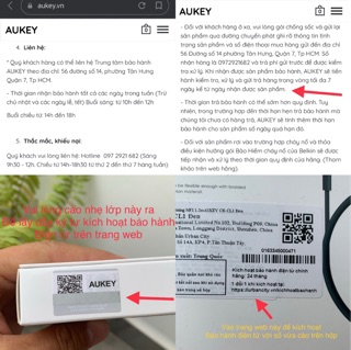 CÁP SẠC MICRO USB AUKEY CB-HD1