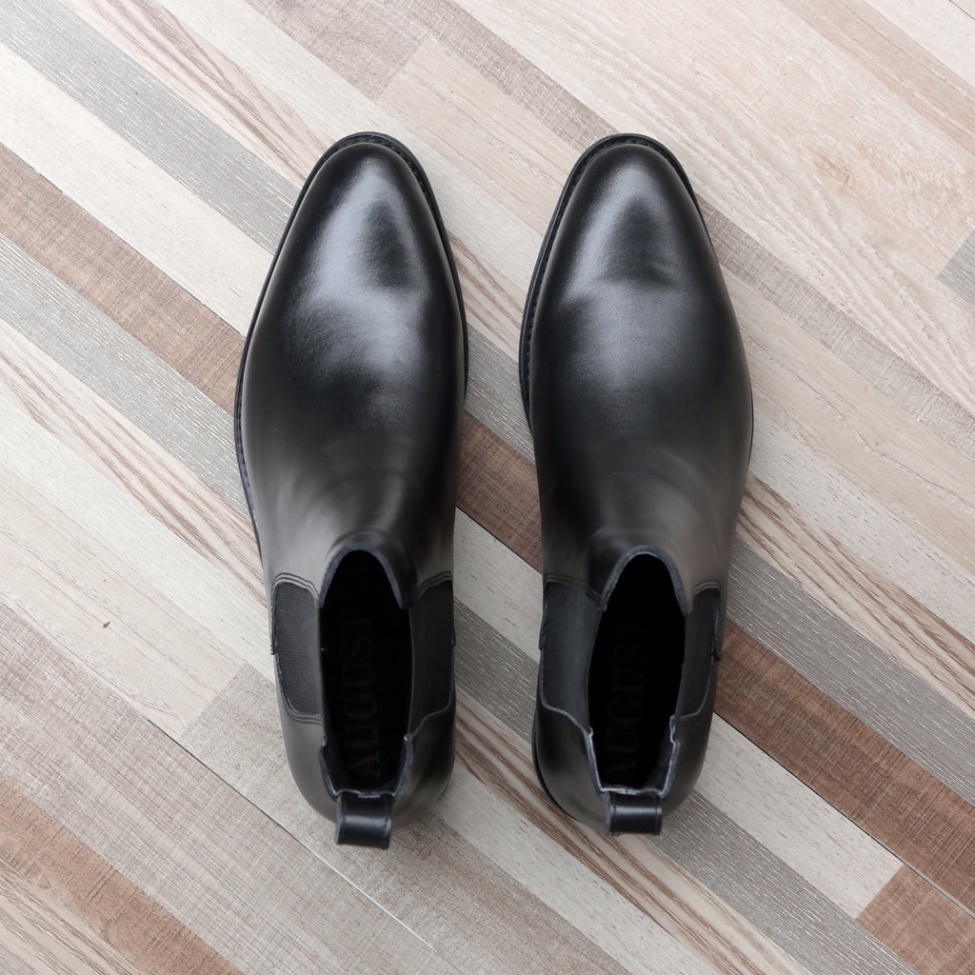 Giày Chelsea Boots cao cổ thời trang nam chất liệu da bò đế độn 3.5cm | BigBuy360 - bigbuy360.vn