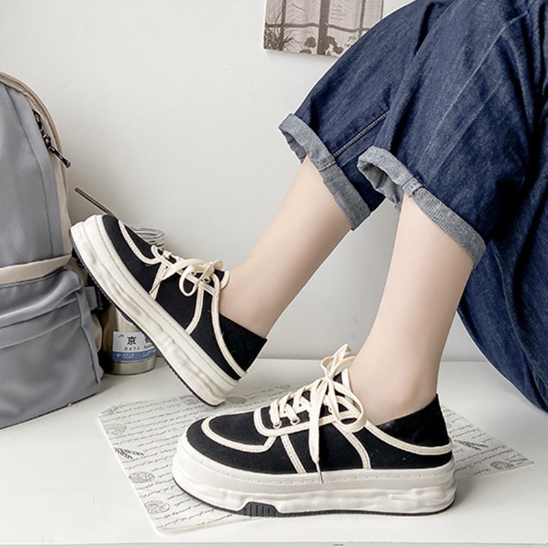 Giày Thể Thao canvas Đế Dày Thời Trang Cho Nữ