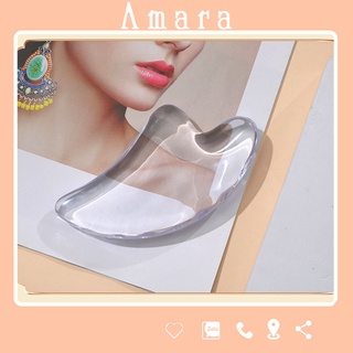 Đá Massage Mặt Guasha Trong Suốt