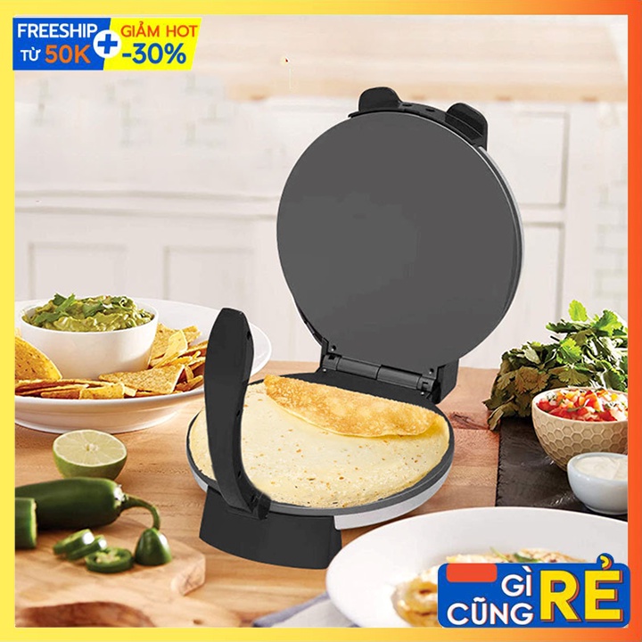 Máy nướng bánh đa năng công suất 2000W, khuôn trơn - làm bánh cuốn, làm bánh crepe, bánh xèo