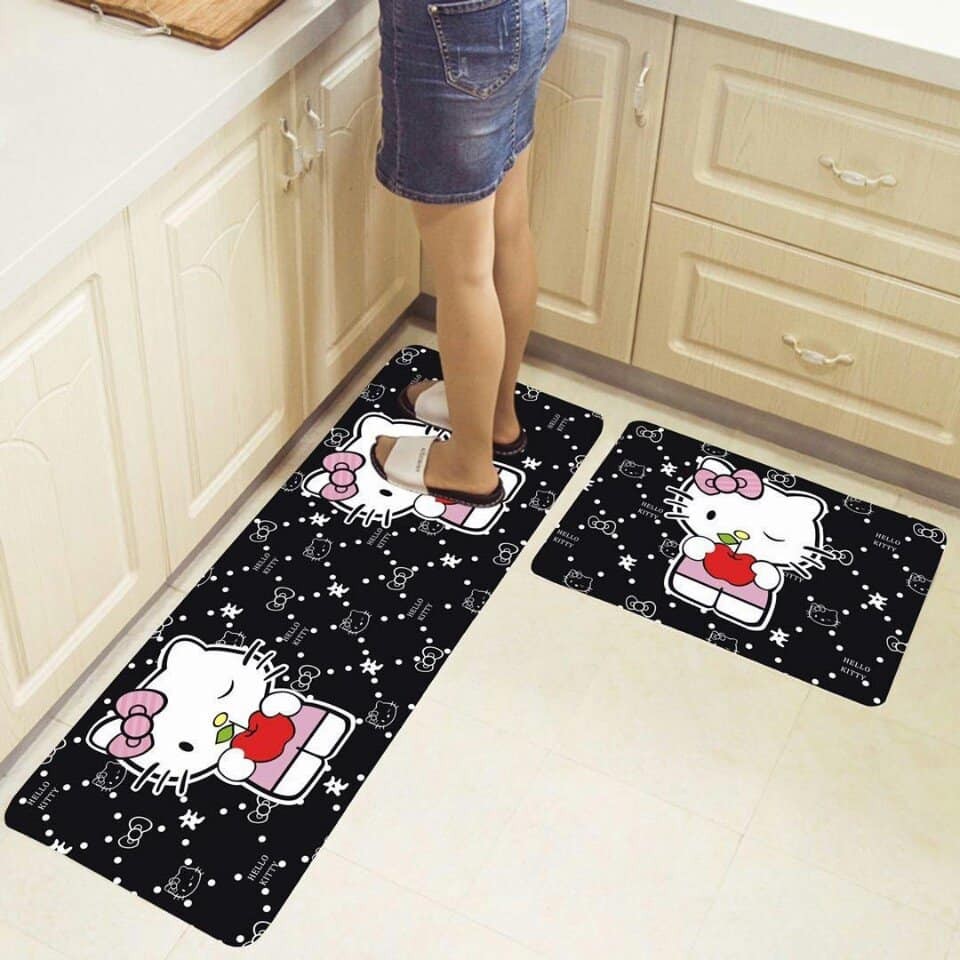 Bộ 2 tấm thảm nhà bếp mẫu mới 2018