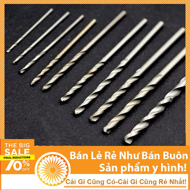 Combo Mũi Khoan Mini 1.0mm - 1.2mm - 1.5mm Mỗi Loại 5 Cái 69