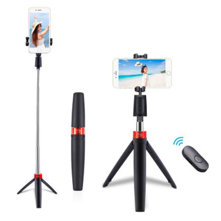 ❈❧✆SIÊU ĐẸPTripod bluetooth đa năng  Y11 3in1 kiêm chân đỡ điện thoại livestream, gậy tự sướng có điều khiển blue | BigBuy360 - bigbuy360.vn