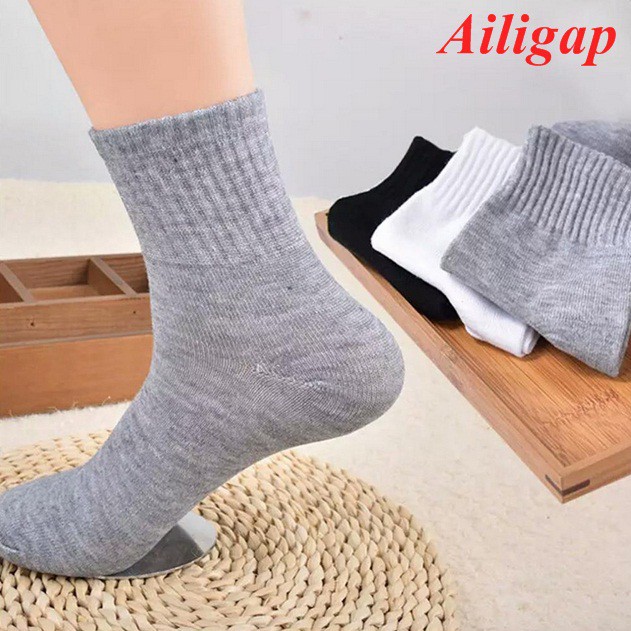 Đôi vớ cotton phong cách thể thao năng động thoải mái cho nam