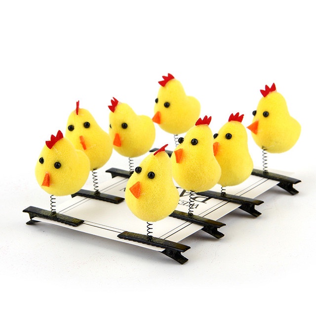 Kẹp Tóc Hình Trái Tim/Gấu/Vịt Vàng Nhỏ Nhắn Phù Hợp Làm Quà Cho Bé