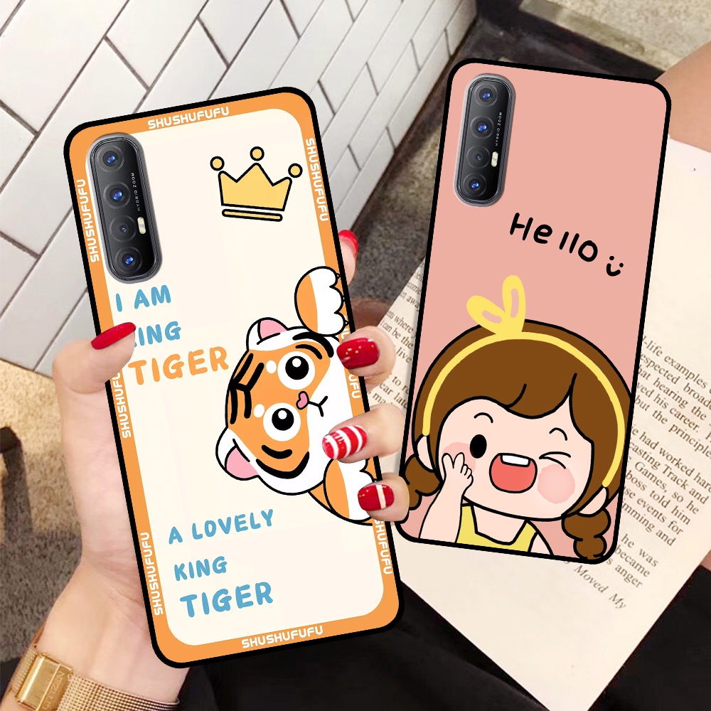Ốp Oppo Reno 3 Pro in hình mickey, hổ, kingtiger siêu rẻ T19 - T24