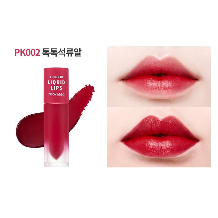 [Etude house] Son kem Color In Liquid Lips Mousse