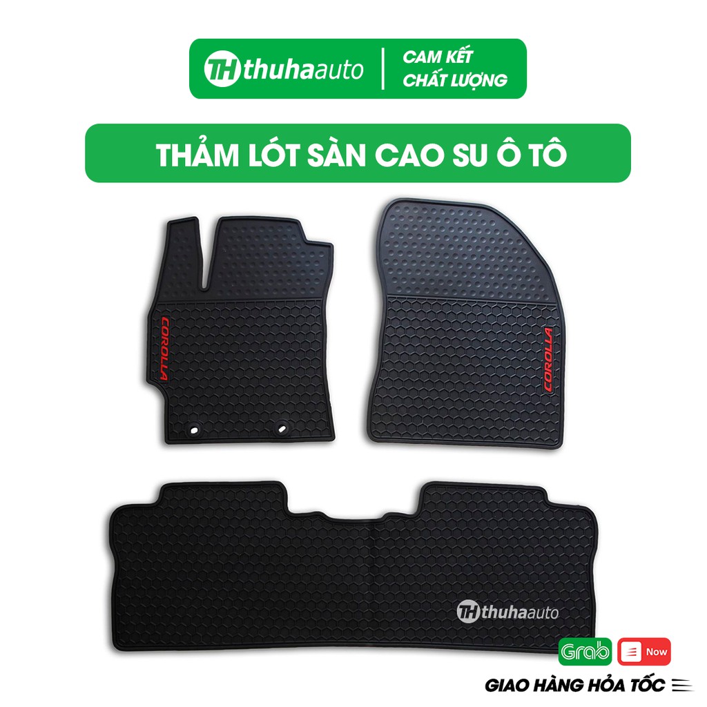 Thảm lót sàn cao su dúc nguyên khối theo xe COROLA ALTIS 2014-2020