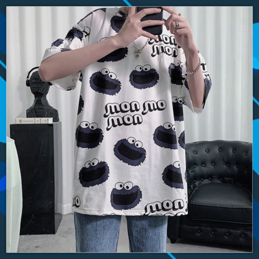 Áo Thun Tay Lỡ Form Rộng Mon Mon Siêu Hot🍁 Unisex nam nữ đều mặc được | BigBuy360 - bigbuy360.vn