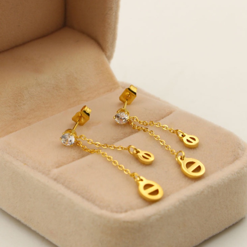 Bông Tai Tòn Ten Titan Ko Han Rỉ TT 3978