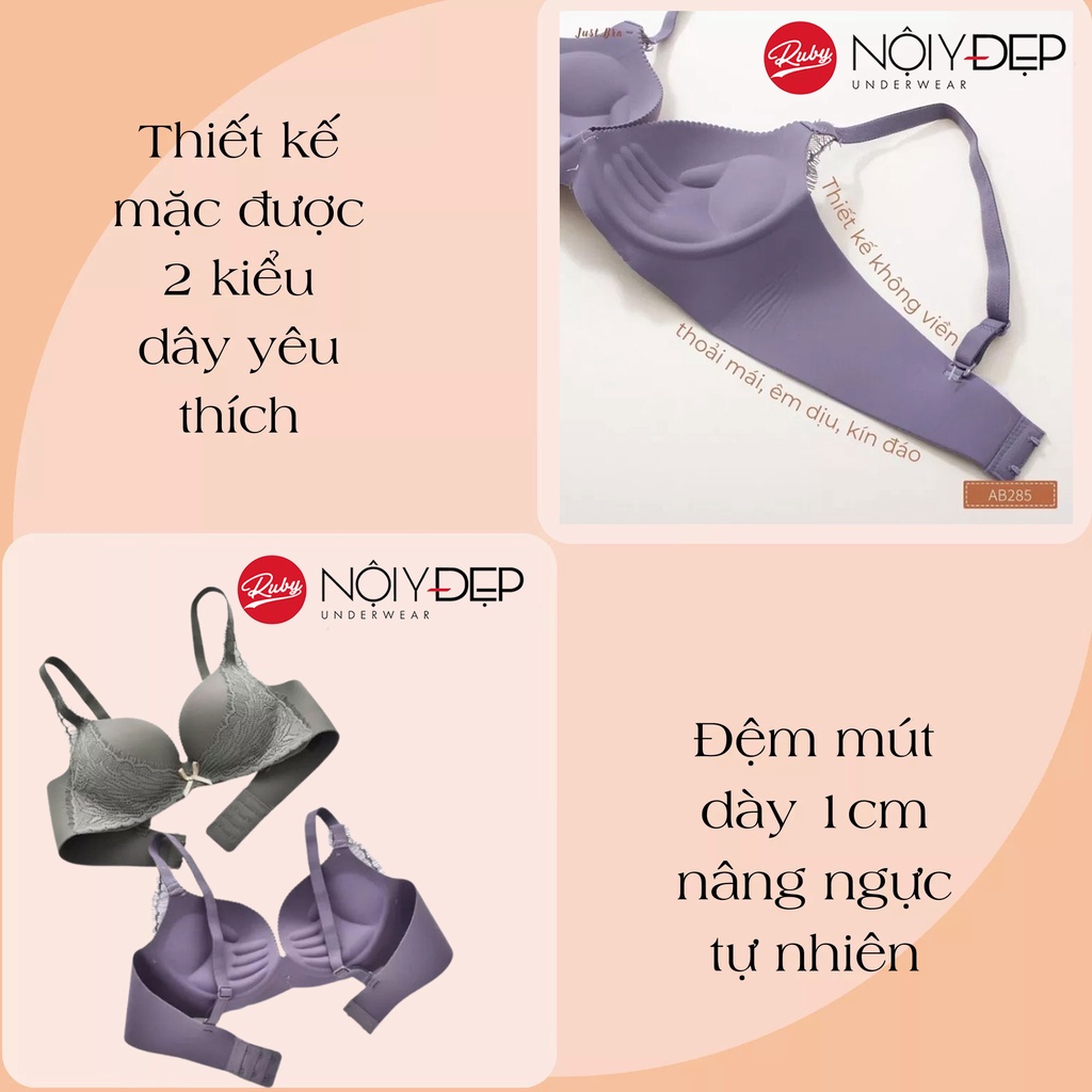 Áo lót nữ thun lạnh cao cấp không gọng nâng ngực áo ngực đệm mỏng chống ung thư vú, nâng ngực tự nhiên rẻ đẹp