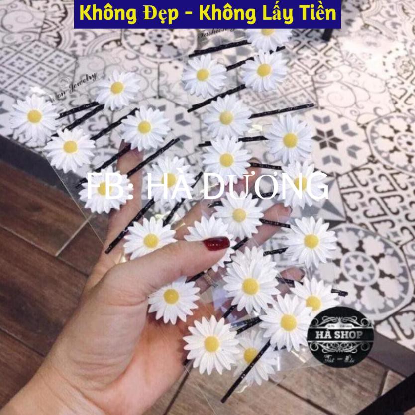 [ Rẻ Vô Địch ] KẸP TÓC HOA CÚC HOẠ MI SIÊU CUTE [ Kèm Video ]