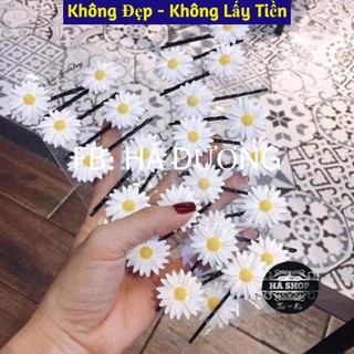 Kẹp tóc hoa cúc hoạ mi siêu cute