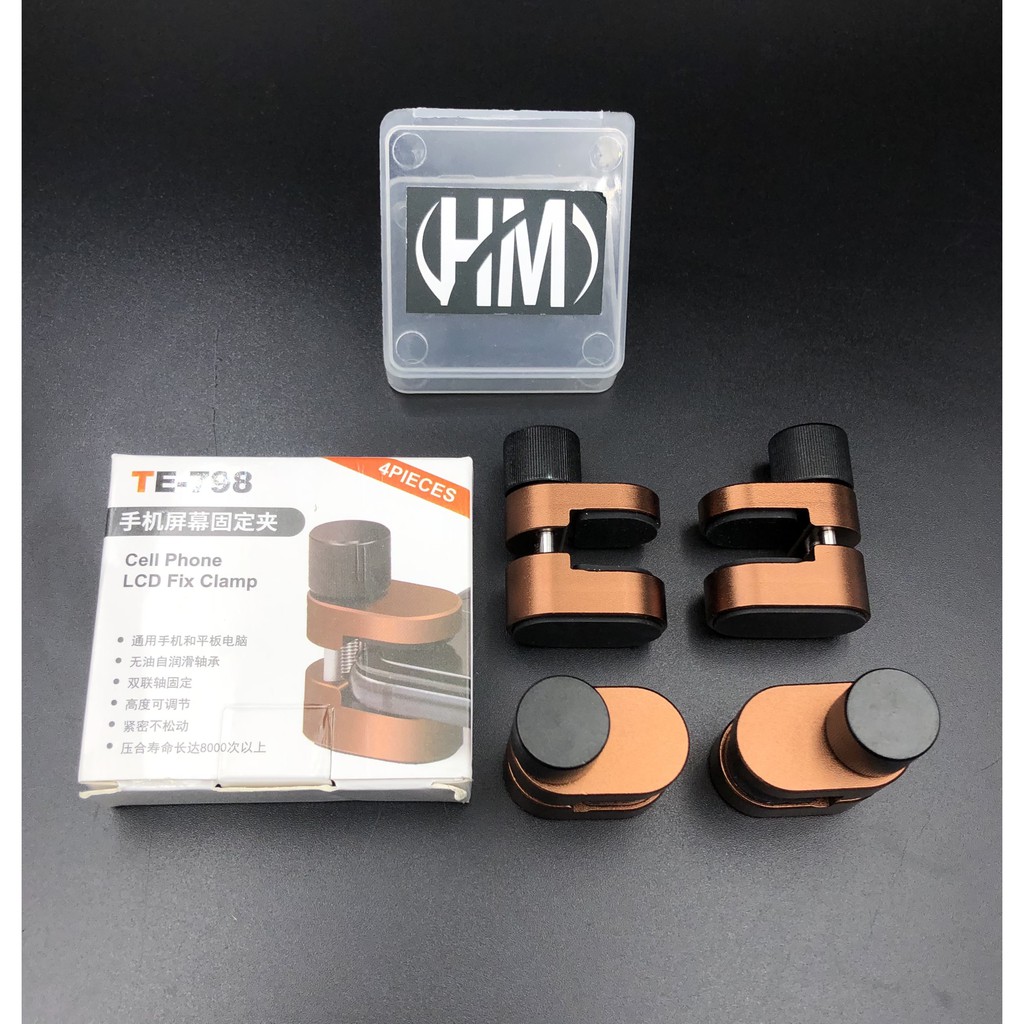 Dụng cụ cố định màn hình sau dán keo TE-798 (bộ 4 chiếc)